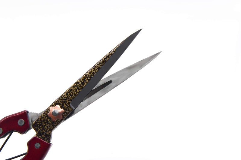LCDCM Grass Shear Sheep Shear Alpaca Shear - Coated Wear-Resistant Handle, Manganese Steel Double Blade, Strong Spring Suitable For Cattle And Sheep and Horse Hair Hand-Cut (Red 10.2 inches) - Image 2